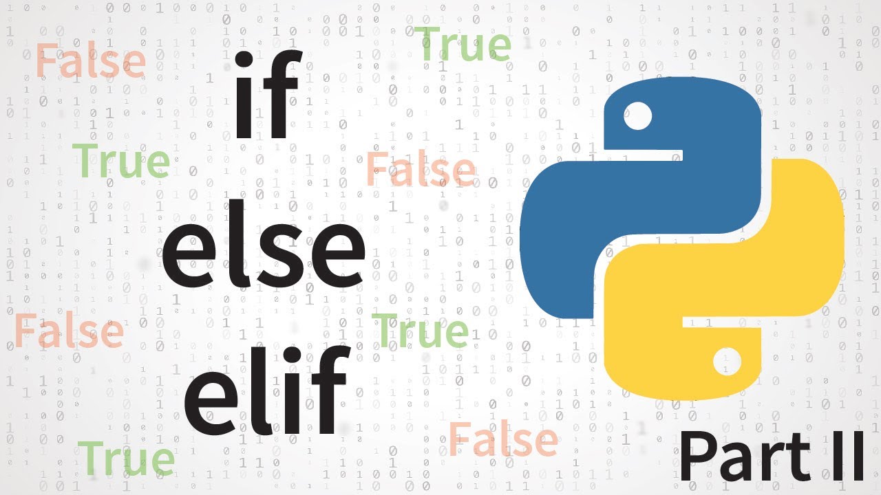 Conditions in Python - part II - YouTube