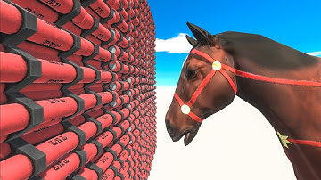 STAY AWAY TNT WALL and Reach The Evolution Gate - Animal Revolt Battle Simulator
