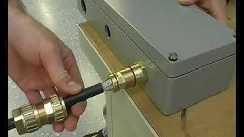 EXIOS - Cable Gland - Installation Video - HUMMEL AG