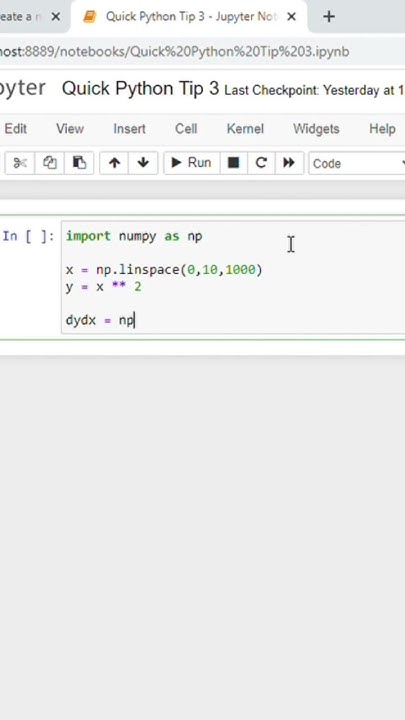 Python in Under One Minute: Taking Derivatives - YouTube
