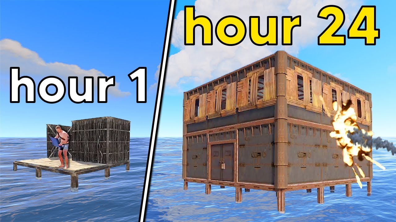 I Lived in the Ocean for 24 Hours in Rust - YouTube