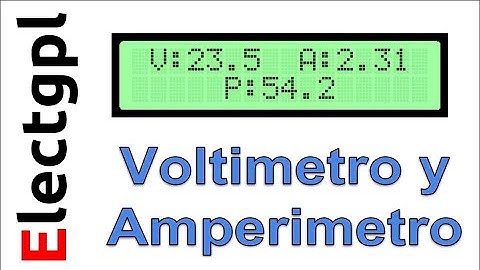 Voltimetro y Amperimetro de panel LCD para fuentes
