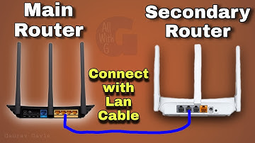 How To Connect Two Routers With Cable | Mercusys Router Lan Setup | By AllWithG