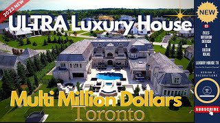 Million Dollars Ultra Luxury Mansion Toronto Canada #luxuryhometour  #MillionDollarProperties