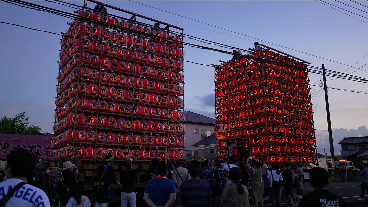 20250713　上清久提燈祭り（埼玉県久喜市）【夜】