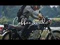[Yamaha SR400] 新しいスタイルのサイドテーブルでおいしいコーヒーをいただく | 単気筒バイクのサウンド | 鳥の囀り | 自然の音 | ASMR