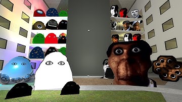 Nextbot ANGRY MUNCI and OBUNGA FAMILY is After Me in GMod - Can I Escape the Madness?