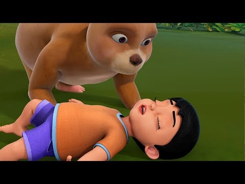 Bear And The Two Friends Hindi Kahaniya | Hindi Stories For Kids | Infobells