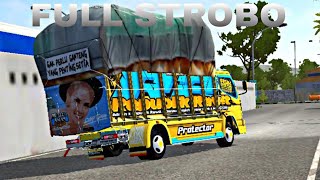 MOD BUSSID TRUCK CANTER FULL STROBO MEDIAFIRE NO PW FULL ANIMASI JUGA OLENGNYA MANTAP POKOKNYA CUI screenshot 4