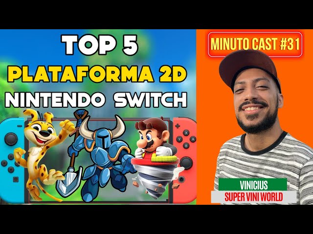 Top 5 jogos do Mario de plataforma.