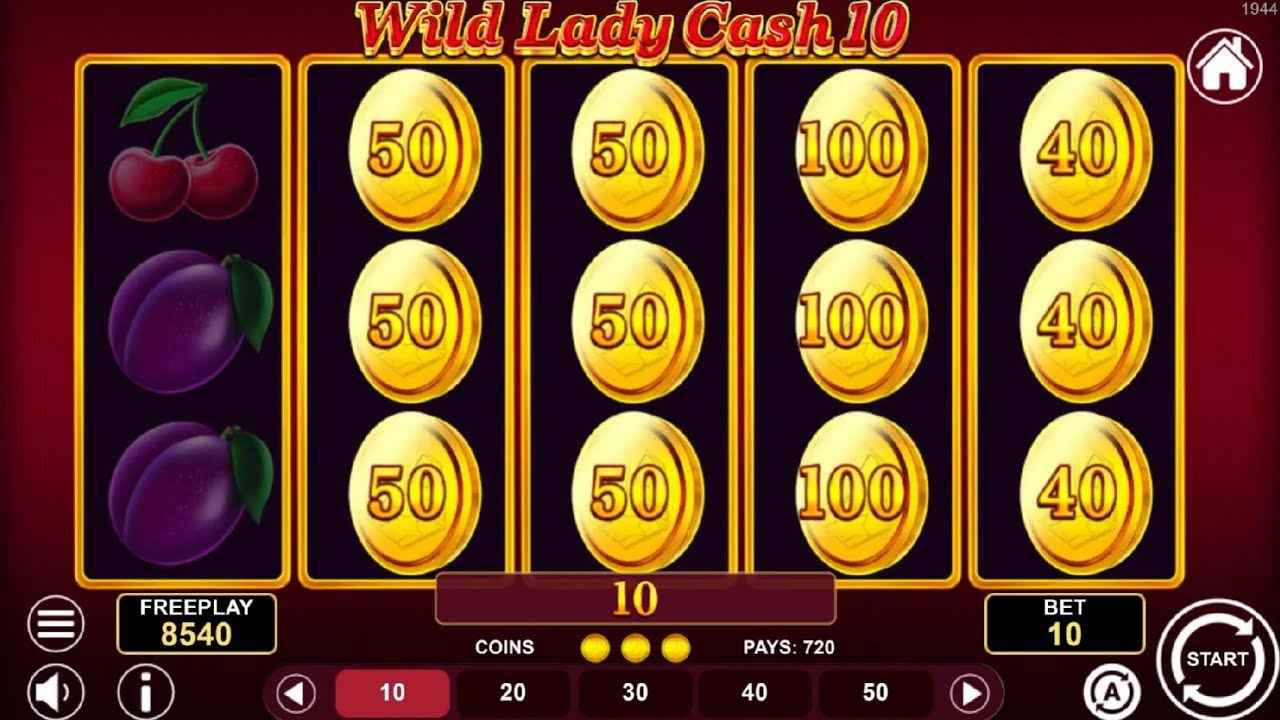 Wild Lady Cash 10 Slot Review | Free Play video preview