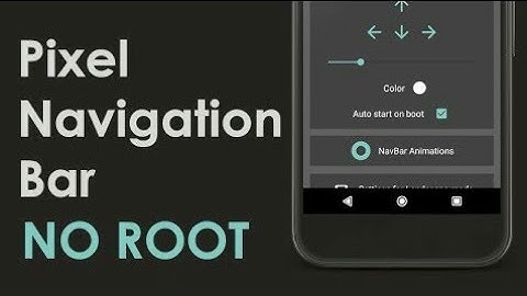How to install pixel nav bar on any android mobile no root..(hindi)