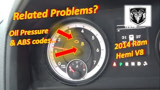 Are These Problems RELATED? (Ram Hemi V8: Oil Pressure & ABS Steering codes)