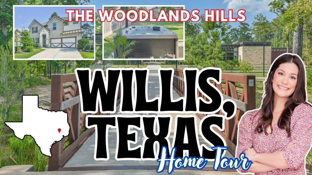 THE WOODLANDS HILLS | HOME WITH HOT TUB! Home tour | 149 Bluebell Woods Way