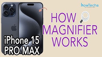 iPhone 15 Pro MAX - How to use MAGNIFIER app #iphone15promax  #actionbutton #iphone15