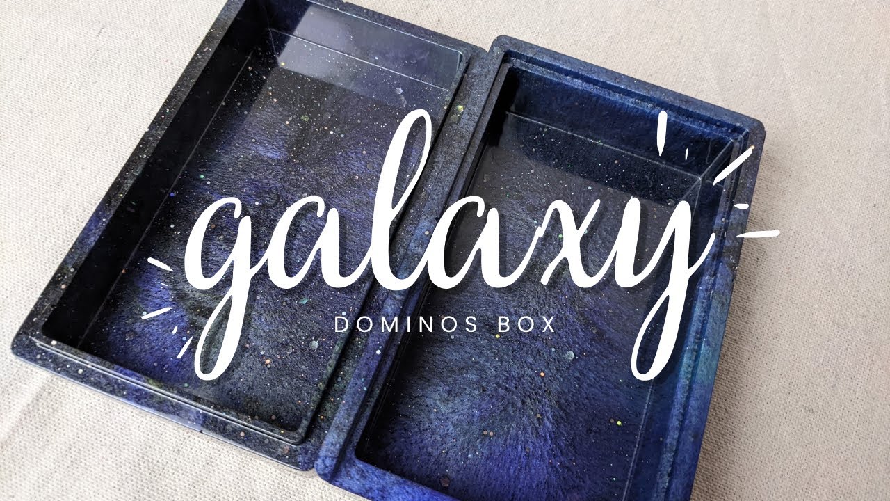 A Box for Dominos | Galaxy Themed | Let's Resin!