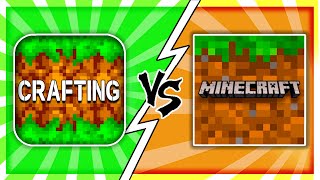 CRAFTING AND BUILDING VS MINECRAFT POCKET EDITION  | Game Comparison | MCPE vs Crafting and Building screenshot 1