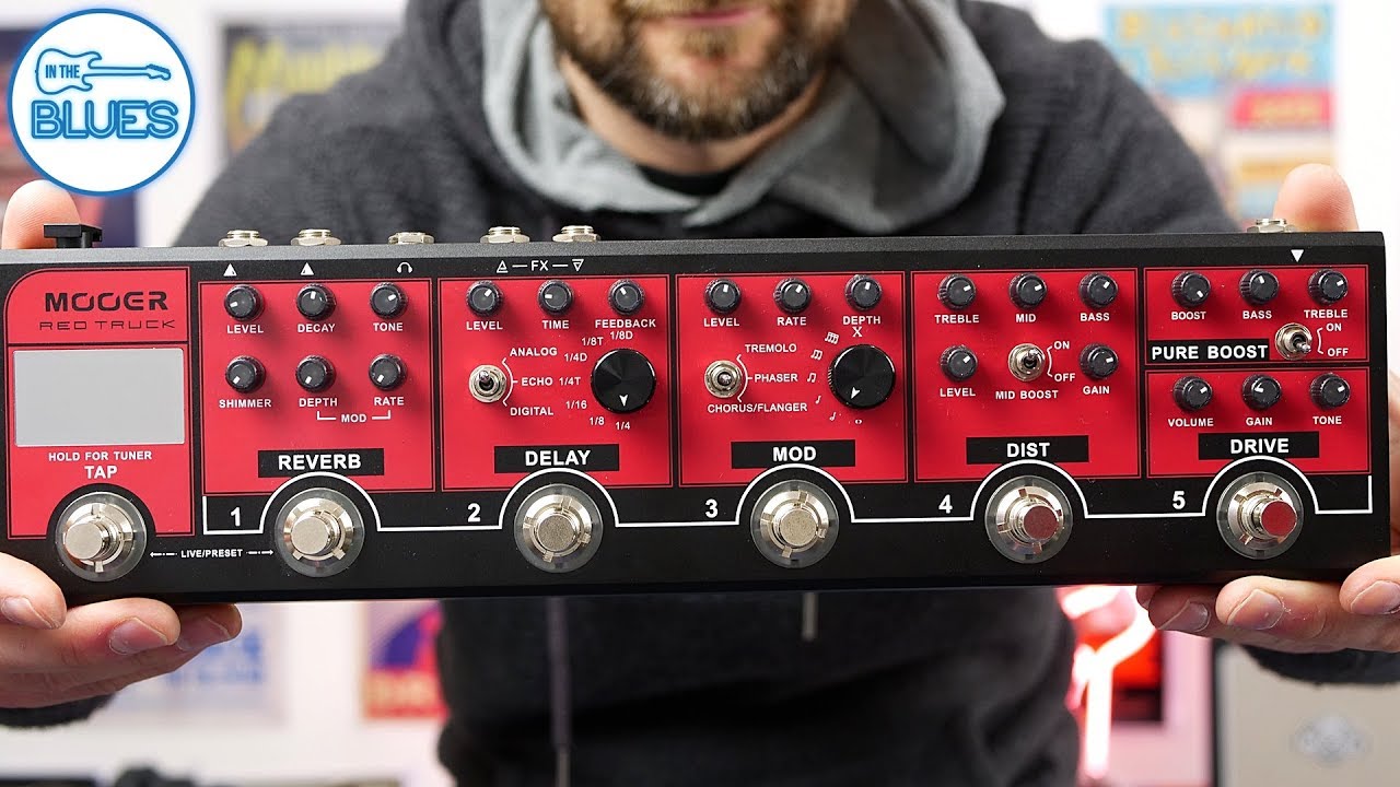 udlejeren bandage Specialisere Mooer Red Truck Multi Effects Pedal Full Review - YouTube