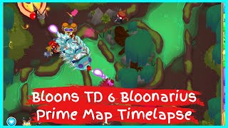 Bloons TD 6 Bloonarius Prime Map Timelapse