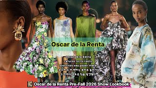 Famous Oscar de la Renta Pre-Fall 2026 Runway Show Net Worth