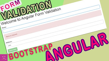 Angular 7/8 Reactive Form Validation || Angular Forms Tutorial || Bootstrap || ujjwal technical tips