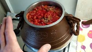 Як скоро і смачно приготовити * М&#39;ясне рагу в АВГАНЬКОМУ КАЗАНІ * Meat stew in AFGHANISTAN KAZAN