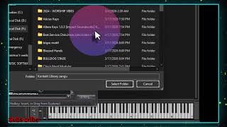 If can't see your Library on kontakt 8 portable