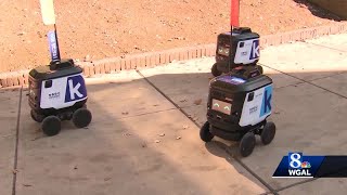 Robots deliver food to Franklin & Marshall College students