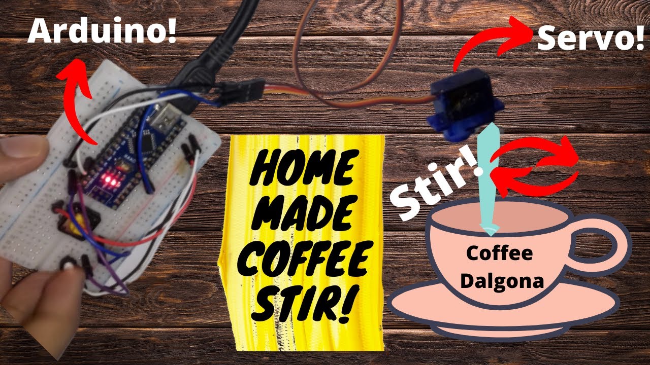 Arduino Automatic Coffee Stirrer ☕ 