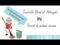 Swachh bharat abhiyan in rural  urban areas  bed semester 4  unit 1  environmental education