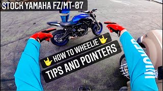How To Wheelie Stock Yamaha Fz07 Mt07