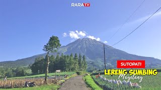 Tampak Indah Gunung Sumbing Di Cuaca Yang Cerah