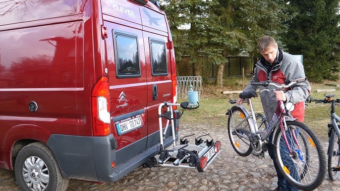 EUFAB Fahrradträger für Kastenwagen SD260 Flügeltüren Kupplungsträger Black  Edition - Fassbender Caravaning