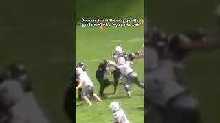Found the old highlight reel and could barely recognize myself in the 12 pixels on Hudl😂