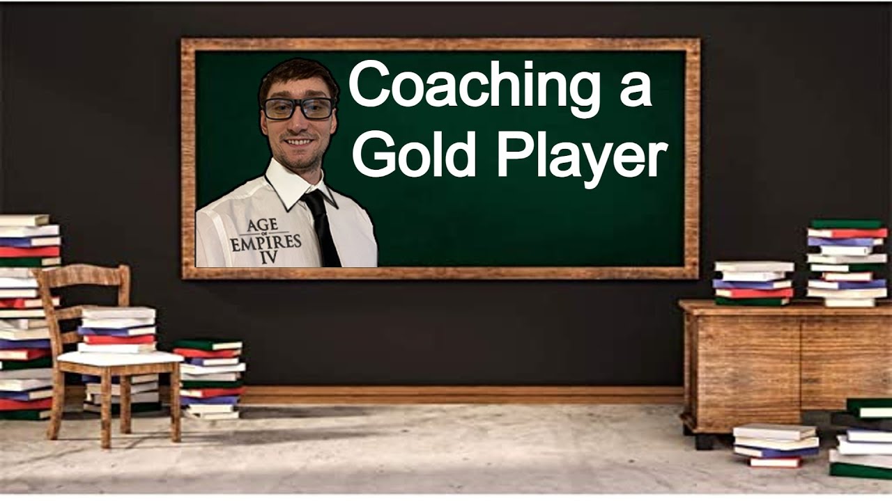 Coaching a Gold player in Age of Empires 4.