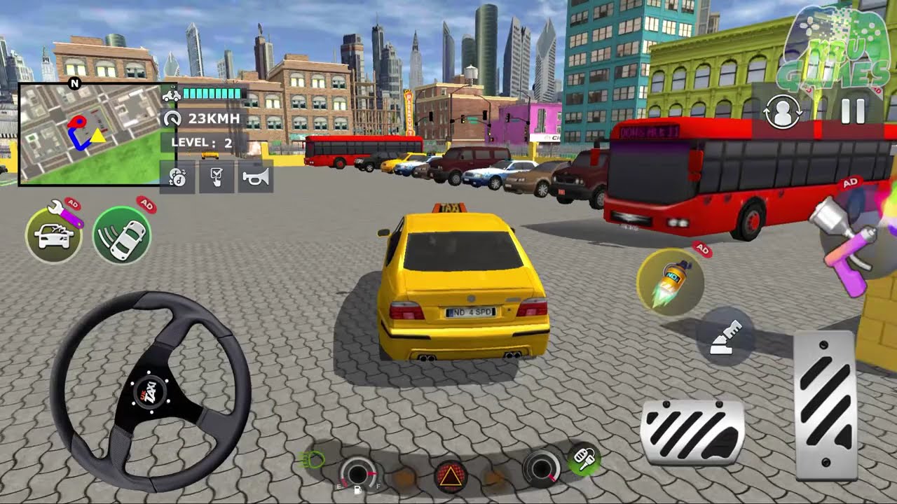 UK Taxi Car Driving Simulator - Car Driving in Open World City - Android Gameplay