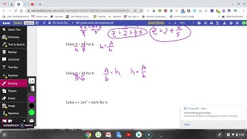 1.4 notes 8th grade rewriting equations and formulas