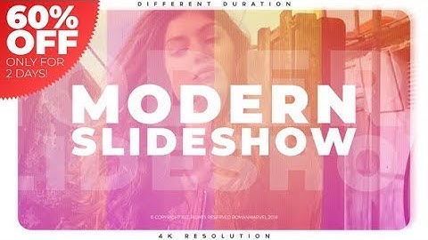 After Effects Template - Modern Slideshow #AfterEffectsTemplate #Videohive