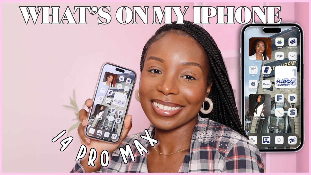 WHATS ON MY IPHONE 14 PRO MAX , CUSTOMIZED APPS & IPHONE ACCESSORIES