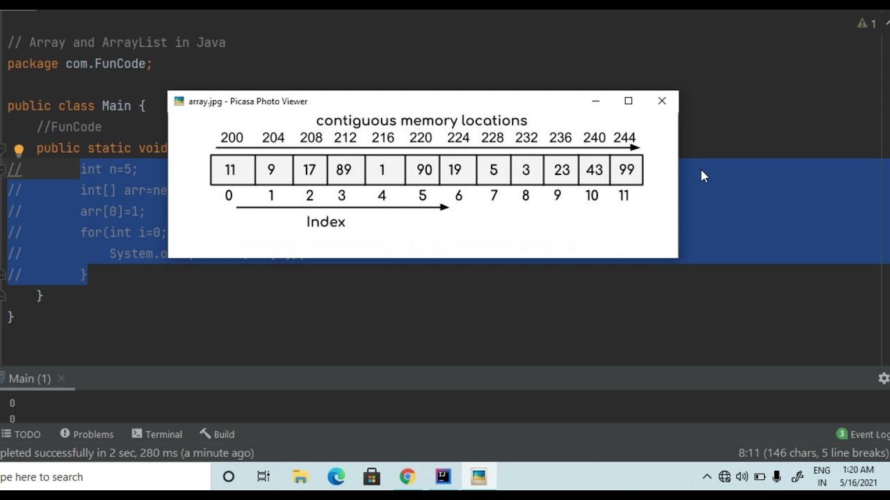 Module #1 Array and ArrayList in Hindi