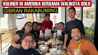 Kuliner Bersama Gibran Rakabuming di Amerika - Grand central & Medan Kitchen LA