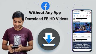 Download Facebook Videos on Mobile Without any App Directly in the Gallery| How Can I Help U | Hindi screenshot 3
