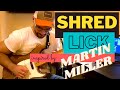 Guitar shred lick - inspired by Martin Miller (with TAB)