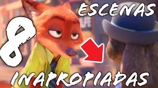 Top 8 ESCENAS MAS INAPROPIADAS EN PELICULAS PARA NIÑOS | ByGudiOn