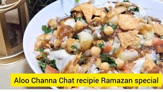 Street style channa chat recipie by cook with esha n vlogs