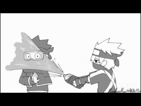 Kakashi&Obito-Coca na cara 😏👌🏻💜