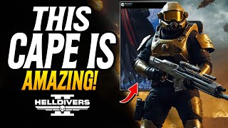 Helldivers 2 New ICONIC Cape Looks Amazing! These Stratagems Look Incredible!