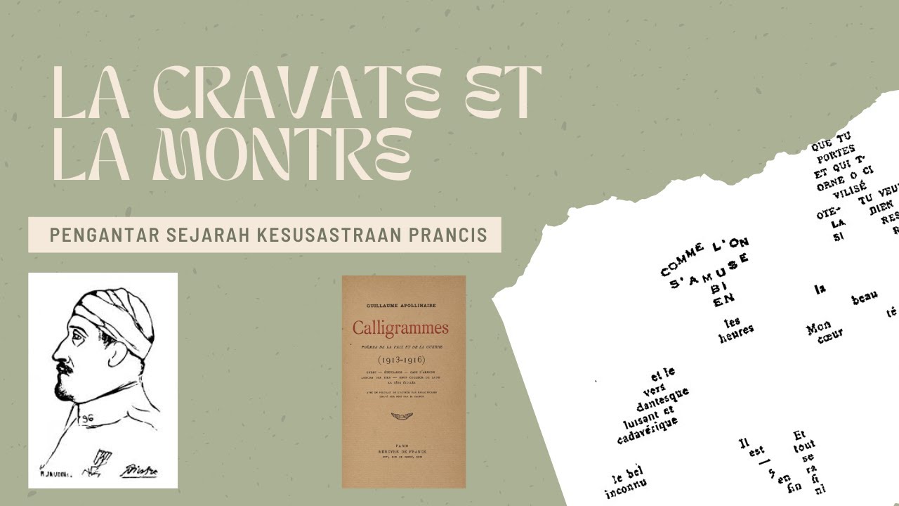 Analisis Semiotik Puisi La Cravate et La Montre Karya Guillame