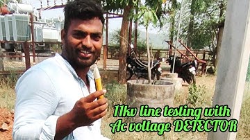 PART-3 AC VOLTAGE DETECTOR  #11KV LINE TESTING #SAFETY