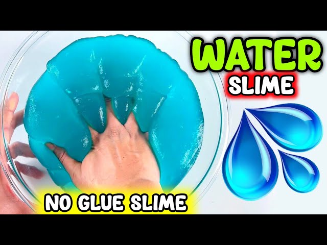 WATER SLIME! 💧Testing NO GLUE Water Slimes! (WITHOUT GLUE OR